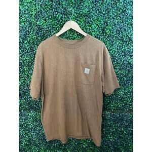 Carhartt, men’s Large Brown Tshirt